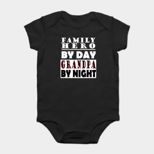 Grandpa grandfather family gift saying Baby Bodysuit